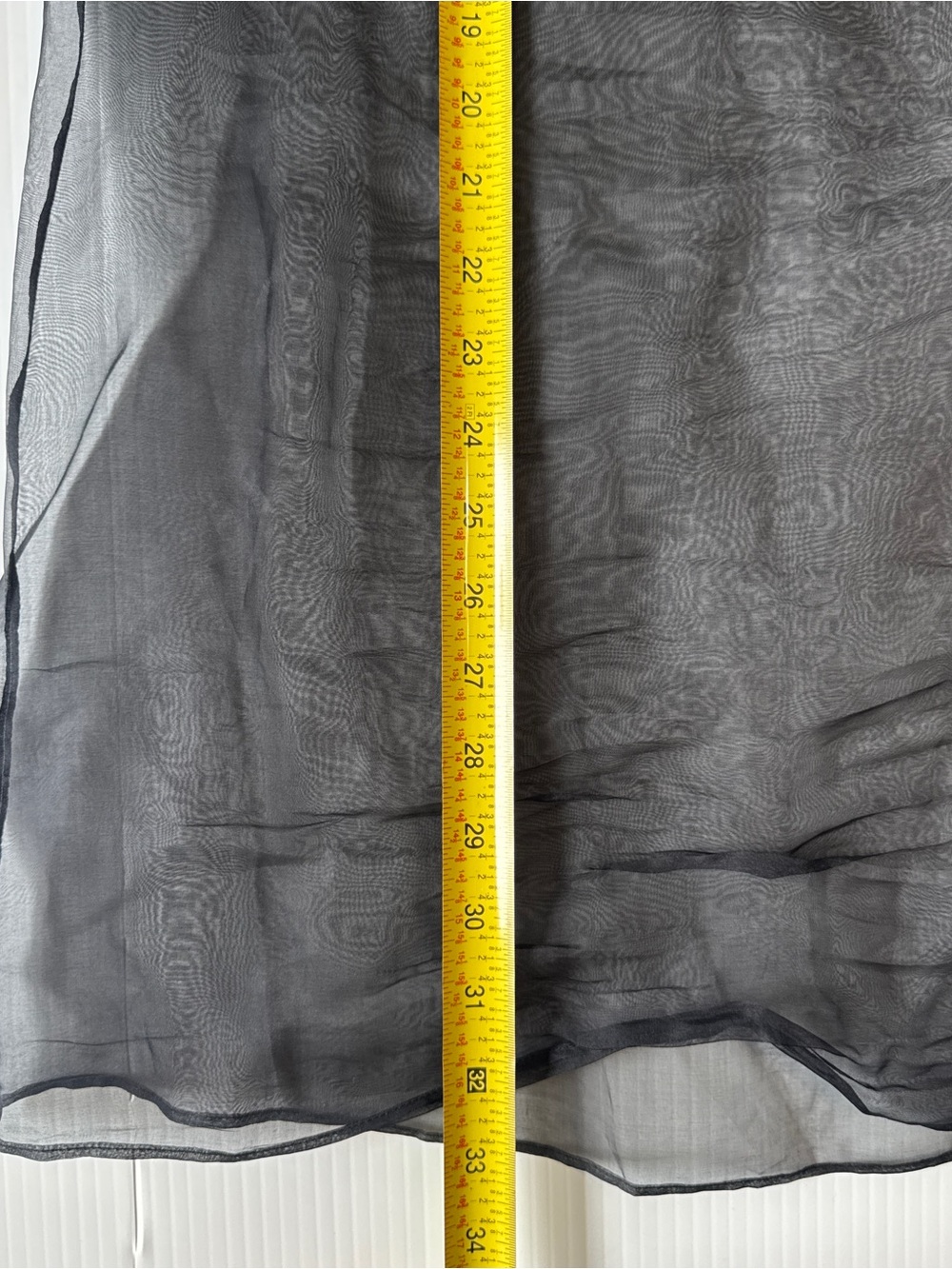 Cinq à Sept Erin Organza Puff Sleeve Silk Black Mini Dress Size 2 Sheer Y2K - Picture 7 of 8